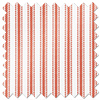 Lace Stripes, Toast Orange - Motorised Roman Blind